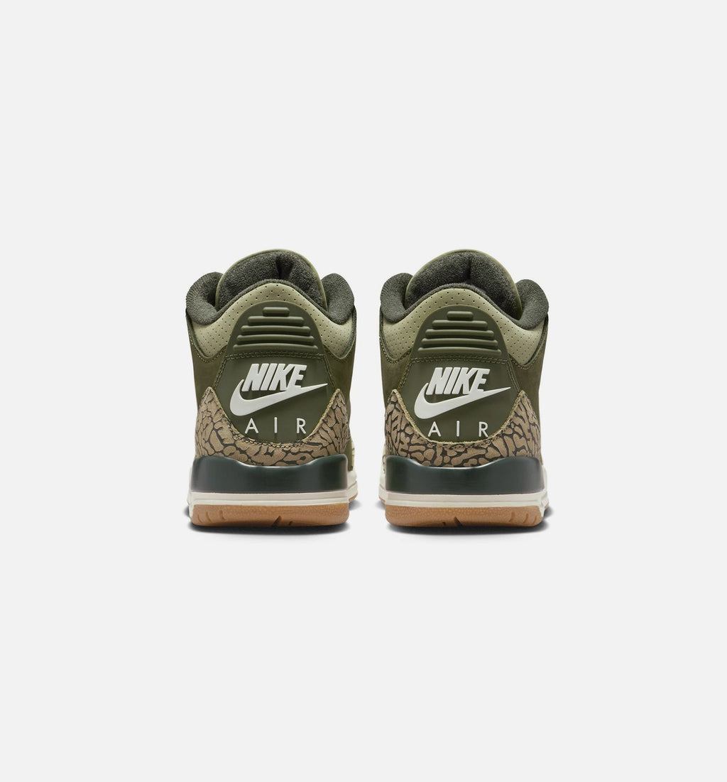 Air Jordan 3 Retro Medium Olive Youth Sneakers - Medium Olive/Sequoia/Neutral Olive/Sail