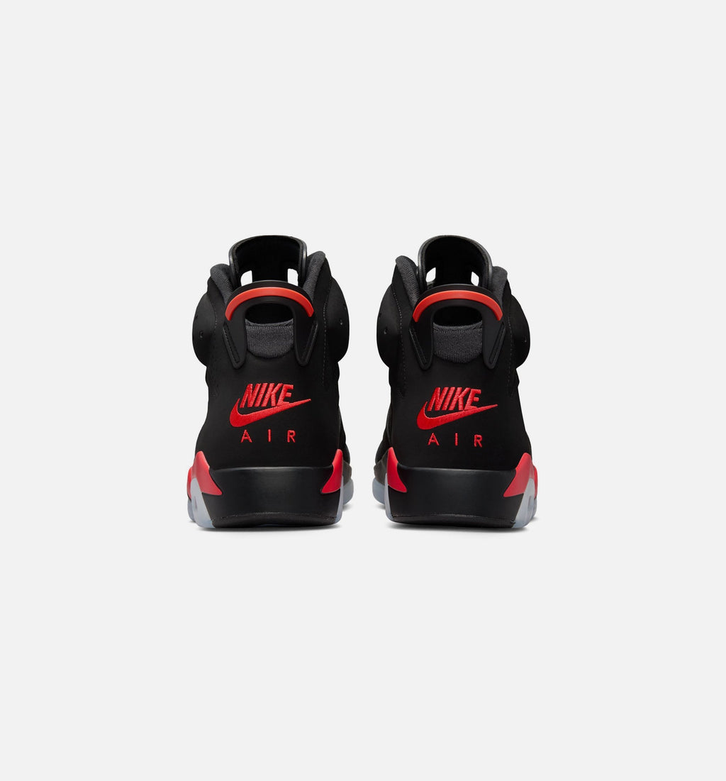 Air Jordan 6 Retro Infrared Salesman Men's Lifestyle Shoes - Black/Light Scarlet