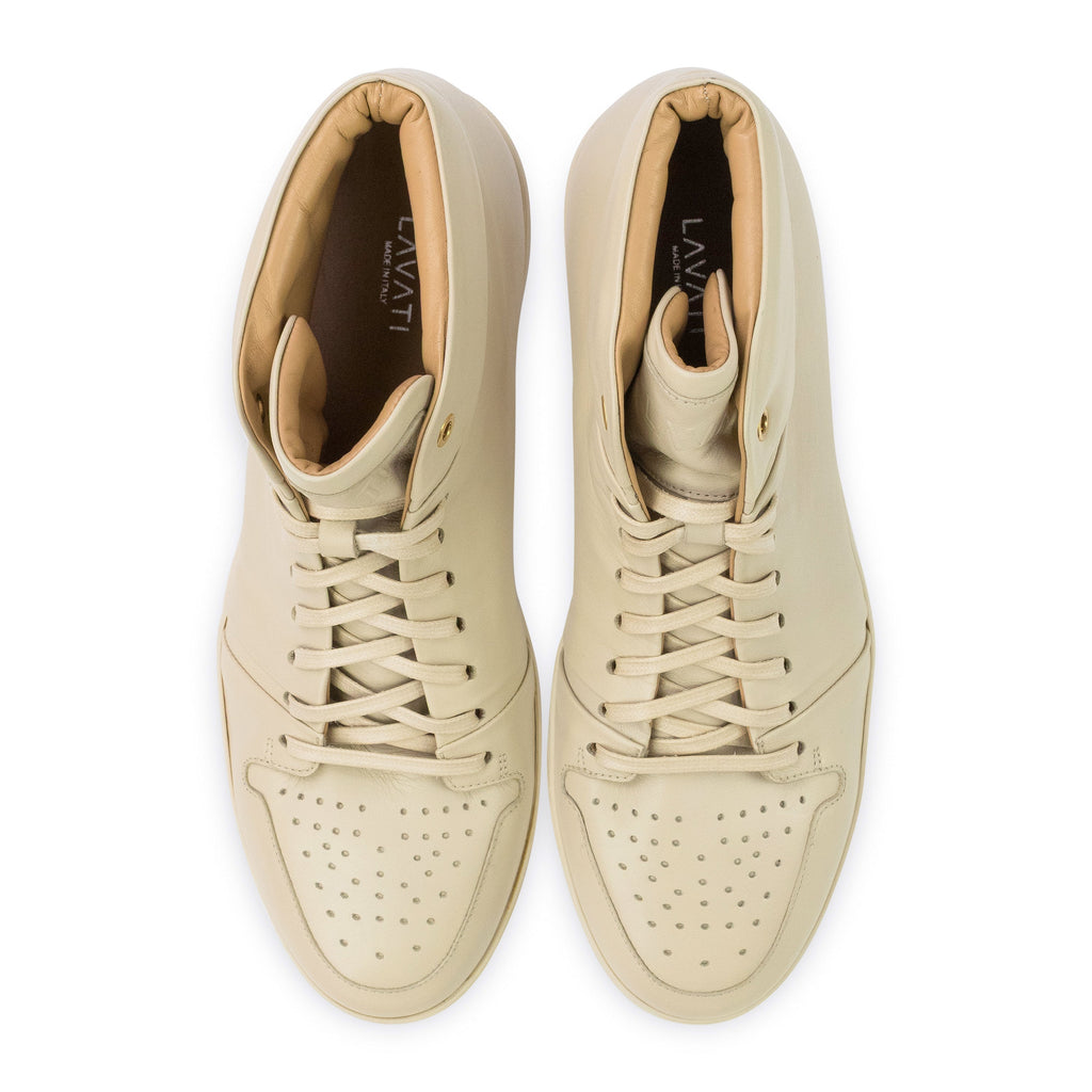 Beige Court Top Sneakers