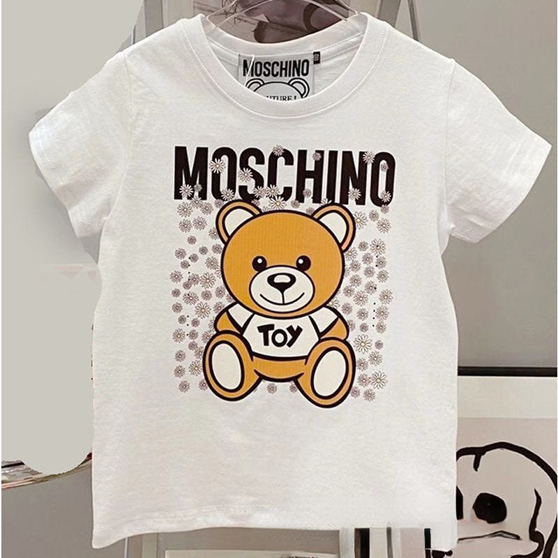 Moschino T-shirt Bear T-shirt Couple'S Cotton T-shirt