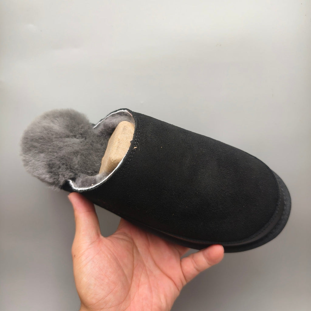 Black Ultra-Lightweight Fluffy Men’s Slippers — New Arrival | In Stock