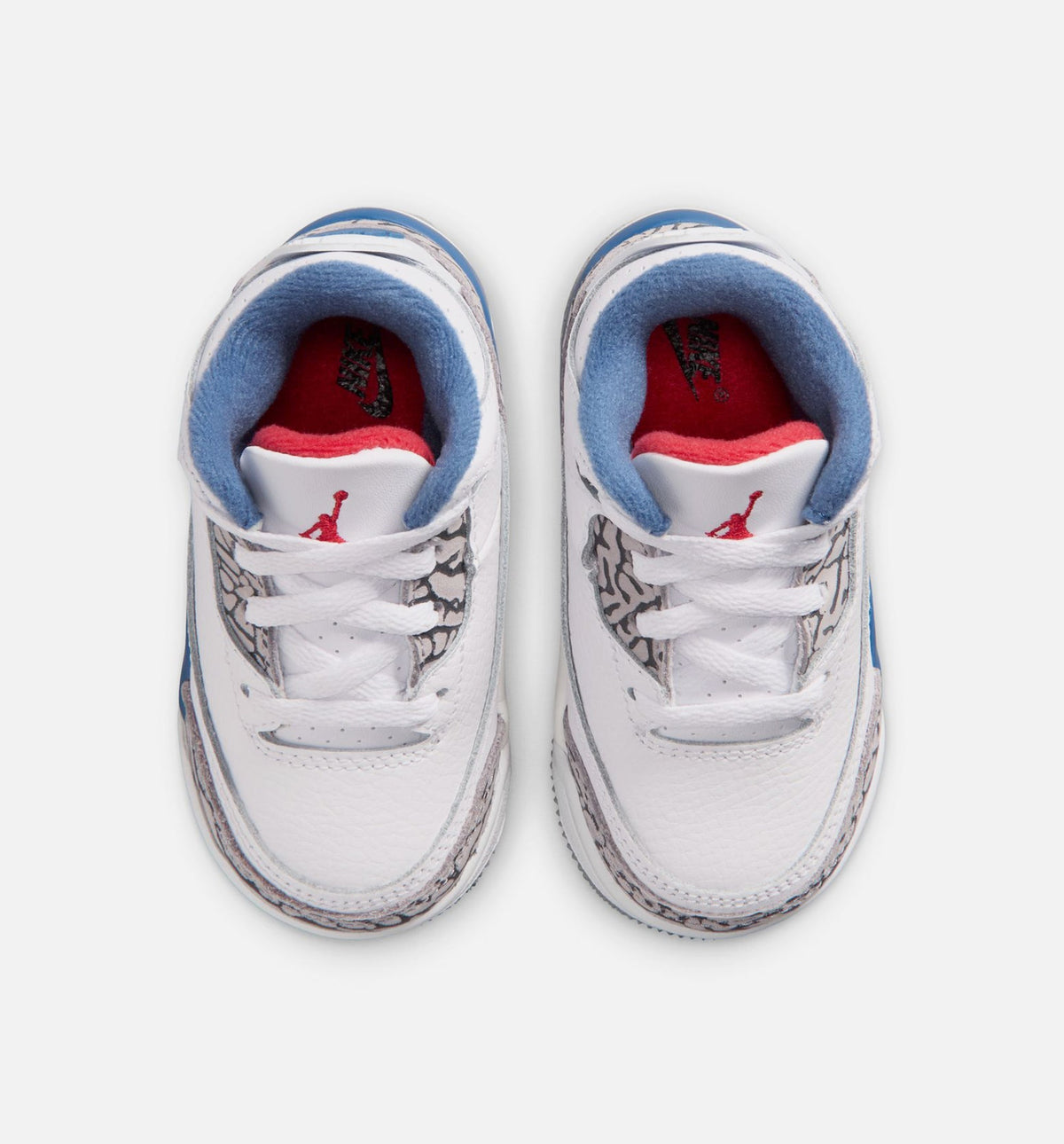 Air Jordan 3 Retro OG "True Blue" Infant/Toddler Shoe – White/Fire Red/True Blue