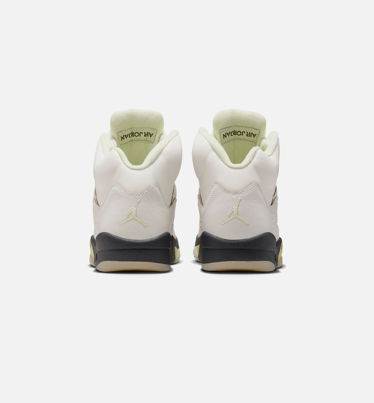 Air Jordan 5 Retro Luminous Green and Sail | Women's Lifestyle Shoe | Sail/Luminous Green/Hot Smoke Grey