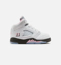 Air Jordan 5 Retro "Medium Soft Pink" Infant/Toddler Shoe – White/Black/Medium Soft Pink