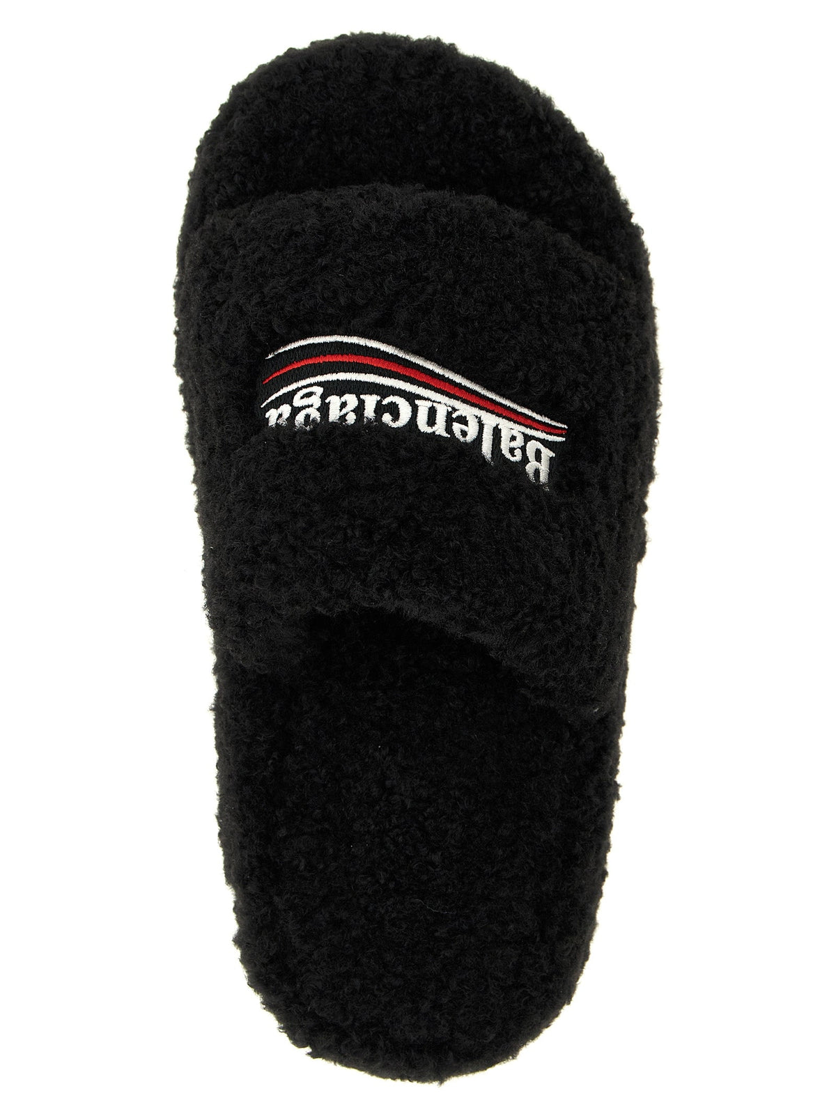 Balenciaga Women 'Furry Platform' Slides