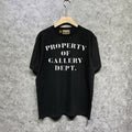 Gallery Dept T Shirt Retro Printed Loose Short-Sleeved Shirt