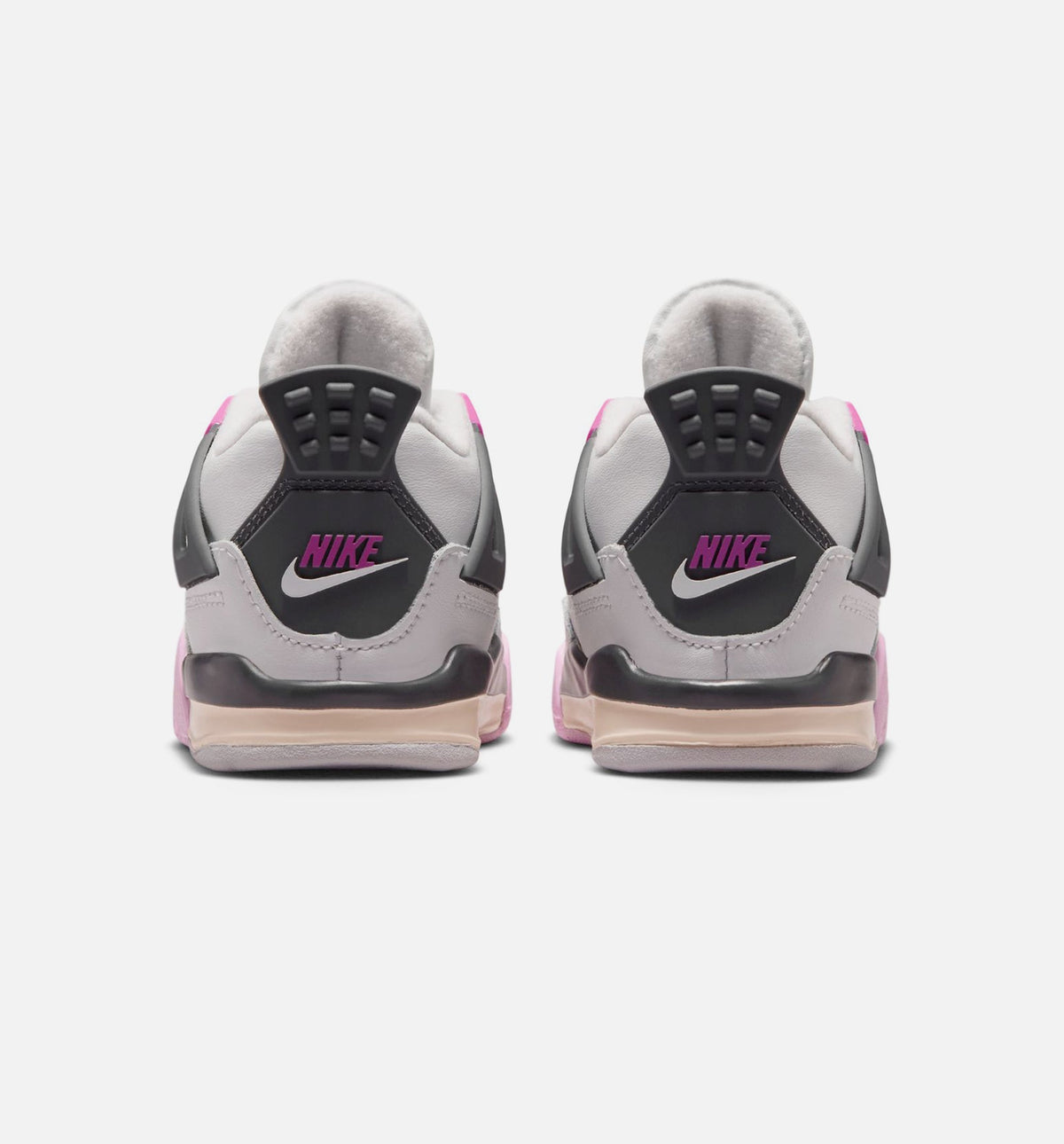 Air Jordan 4 Retro 'Comic' Infant Toddler Lifestyle Shoes | Off White / Fire Pink / Anthracite