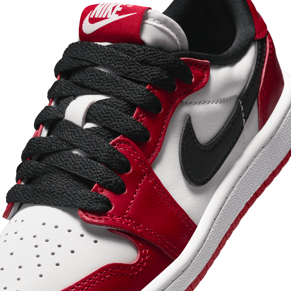 PS Air Jordan 1 Retro Low OG 'Varsity Red/Black-Summit White'