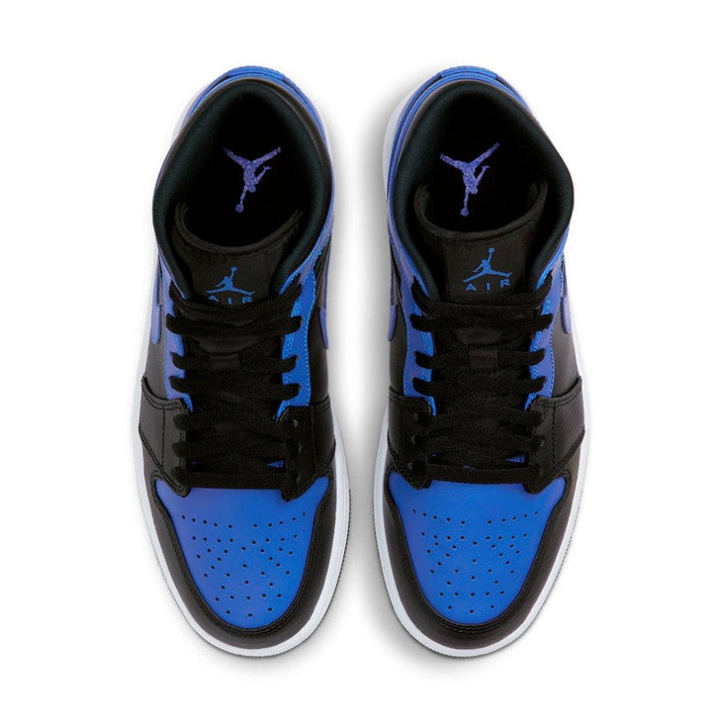 Air Jordan 1 Mid 'Hyper Royal Black' – 554724-077