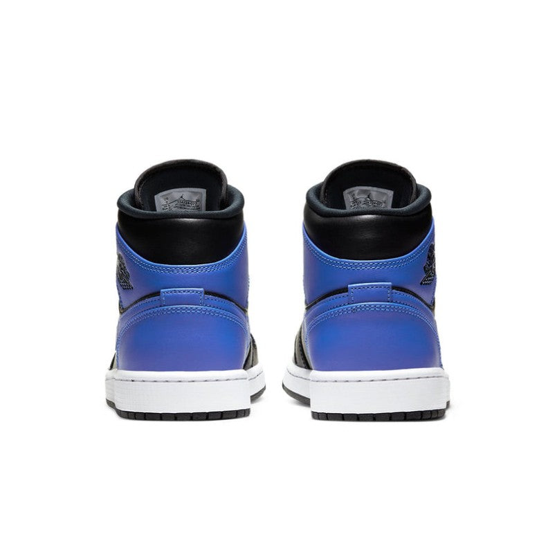 Air Jordan 1 Mid 'Hyper Royal Black' 554724-077