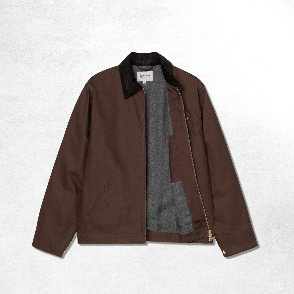 Carhartt WIP Detroit Jacket : Tobacco / Black rigid