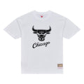 M&N NBA Chicago Bulls Monochrome Short Sleeve Tee
