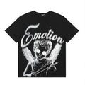 Mixed Emotion Sketch Cherub Archer Retro Graphic Tee