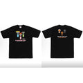 Bape Multi‑Graphic Ape Head Oversized Tee Streetwear Unisex