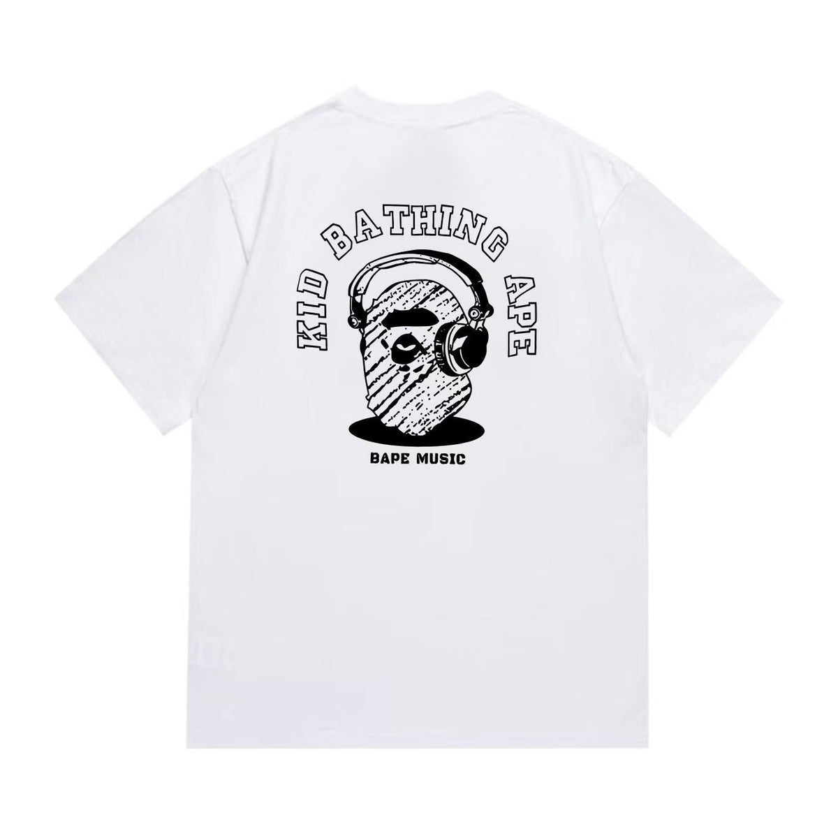 BAPE Ape Head Graphic Print Loose Unisex Streetwear T-Shirt