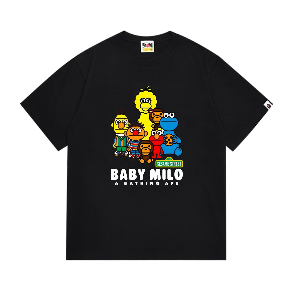 BAPE Ape Head Graphic Print Loose Unisex Streetwear T-Shirt