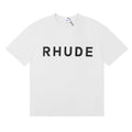 Rhude T-shirt Letter Logo Printed Short Sleeve T-shirt