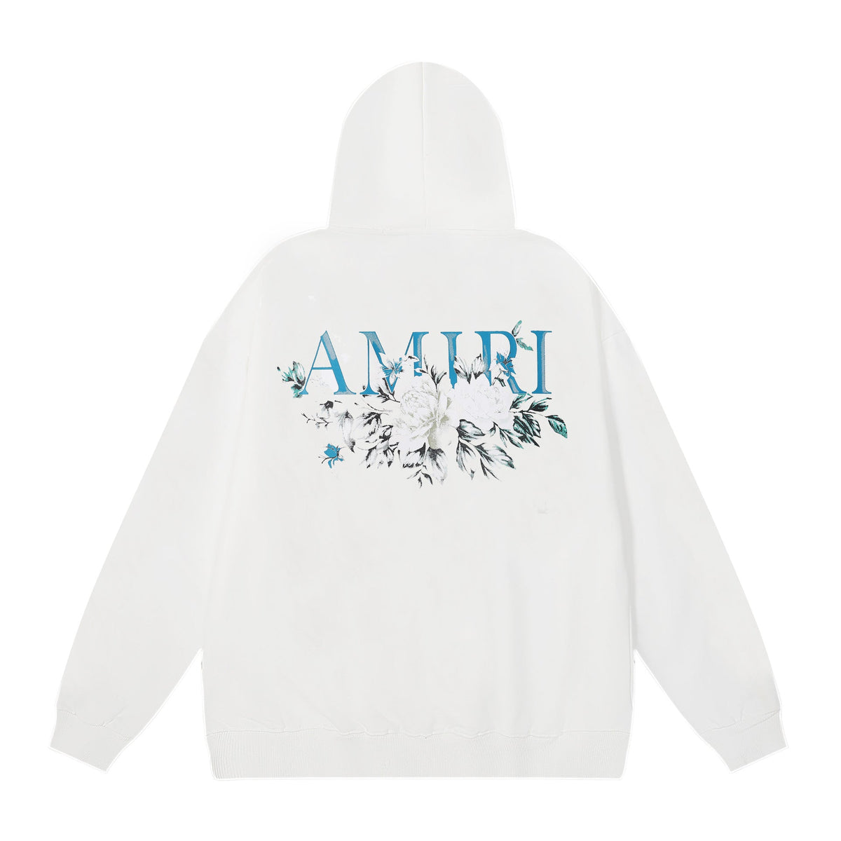 Amiri Multi‑Graphic Letter Logo Oversized Hoodie Streetwear Unisex