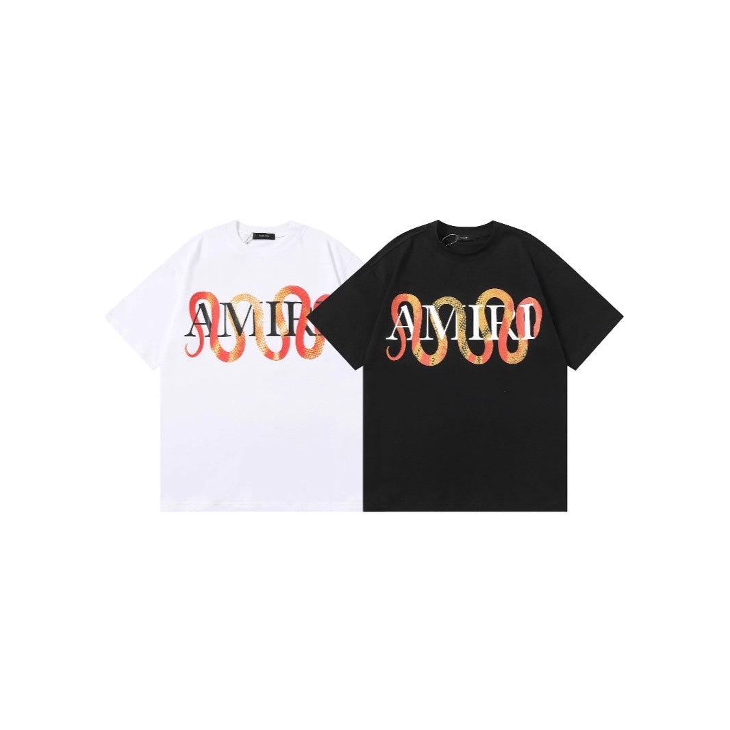 Amiri Multi‑Letter Graphic Oversized Short Sleeve Tee Multi‑Style