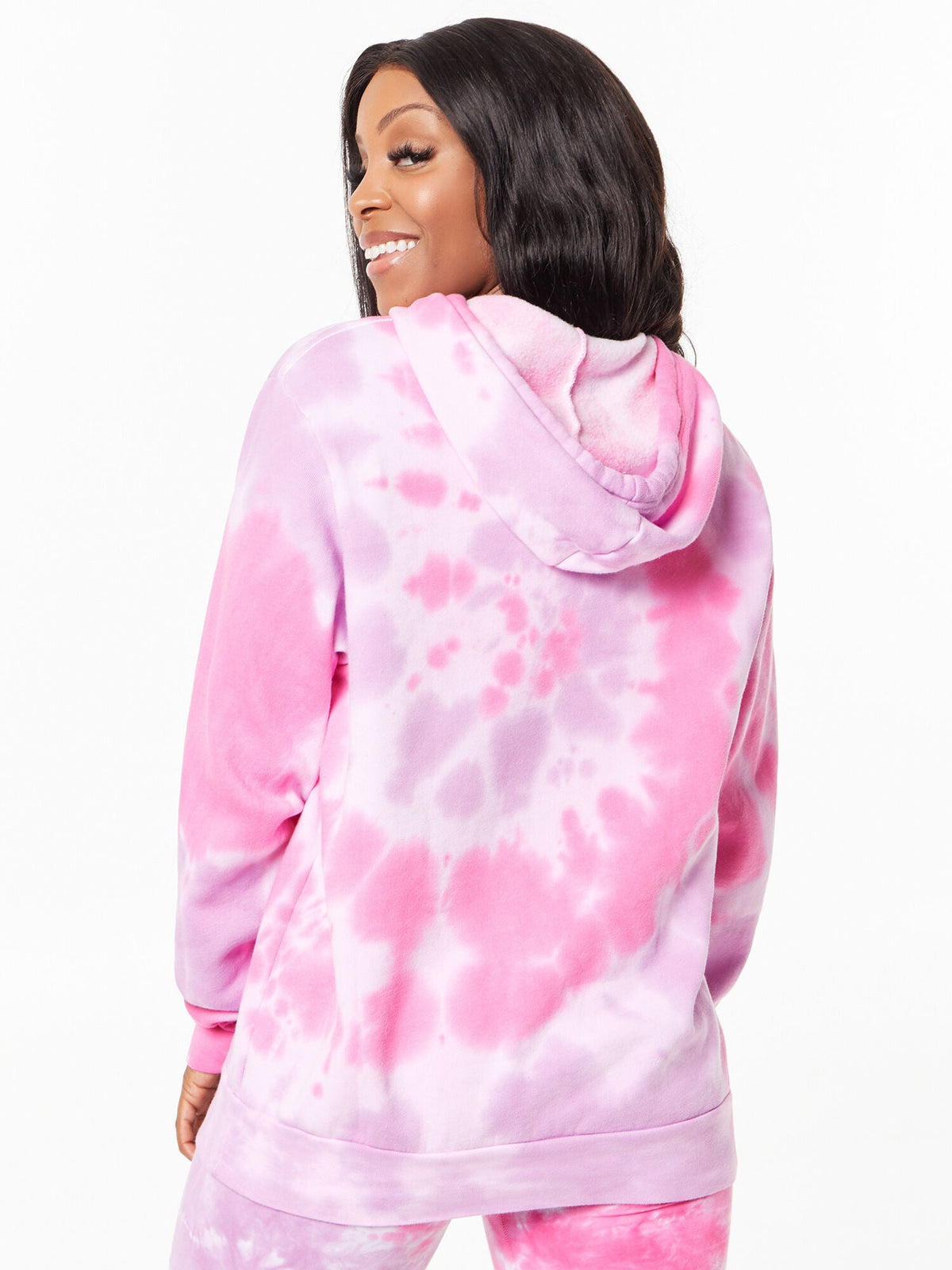 BILLIE TIE-DYE OVERSIZED HOODI