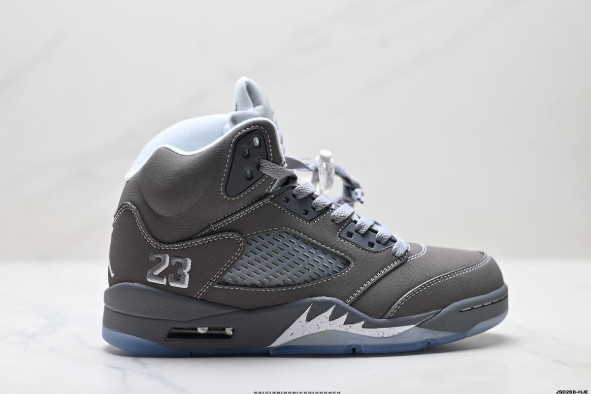 Air Jordan 5 Retro Cool Grey Silver Sneakers