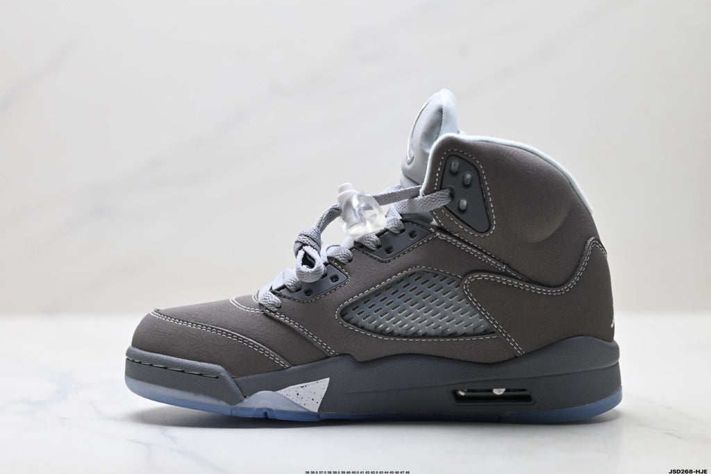 Air Jordan 5 Retro Cool Grey Silver Sneakers