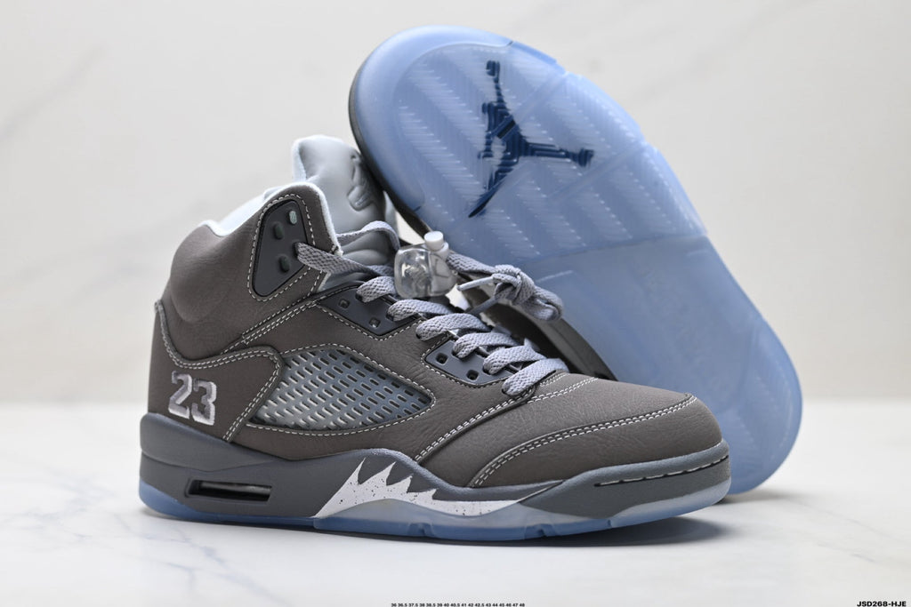 Air Jordan 5 Retro Cool Grey Silver Sneakers