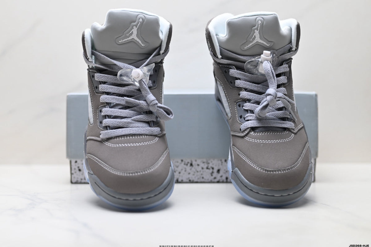 Air Jordan 5 Retro Cool Grey Silver Sneakers