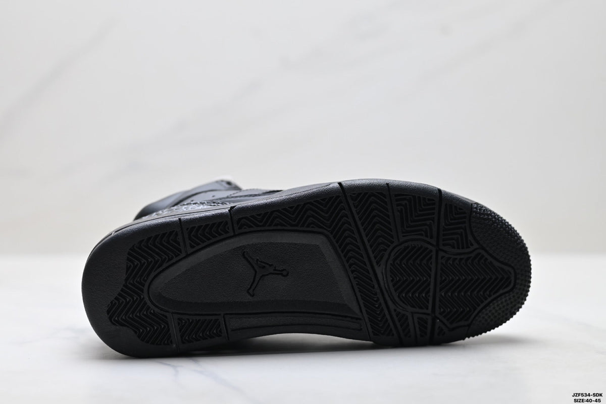 Air Jordan 5 Retro Triple Black Cement Sneakers
