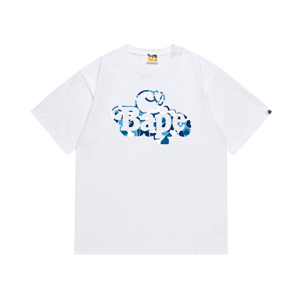 BAPE Blue Camo Graphic T-Shirt