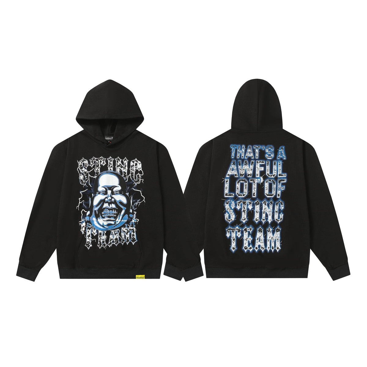 THAT'S A AWFUL LOT OF COUGH SYRUP Star Skull Graphic Hoodie