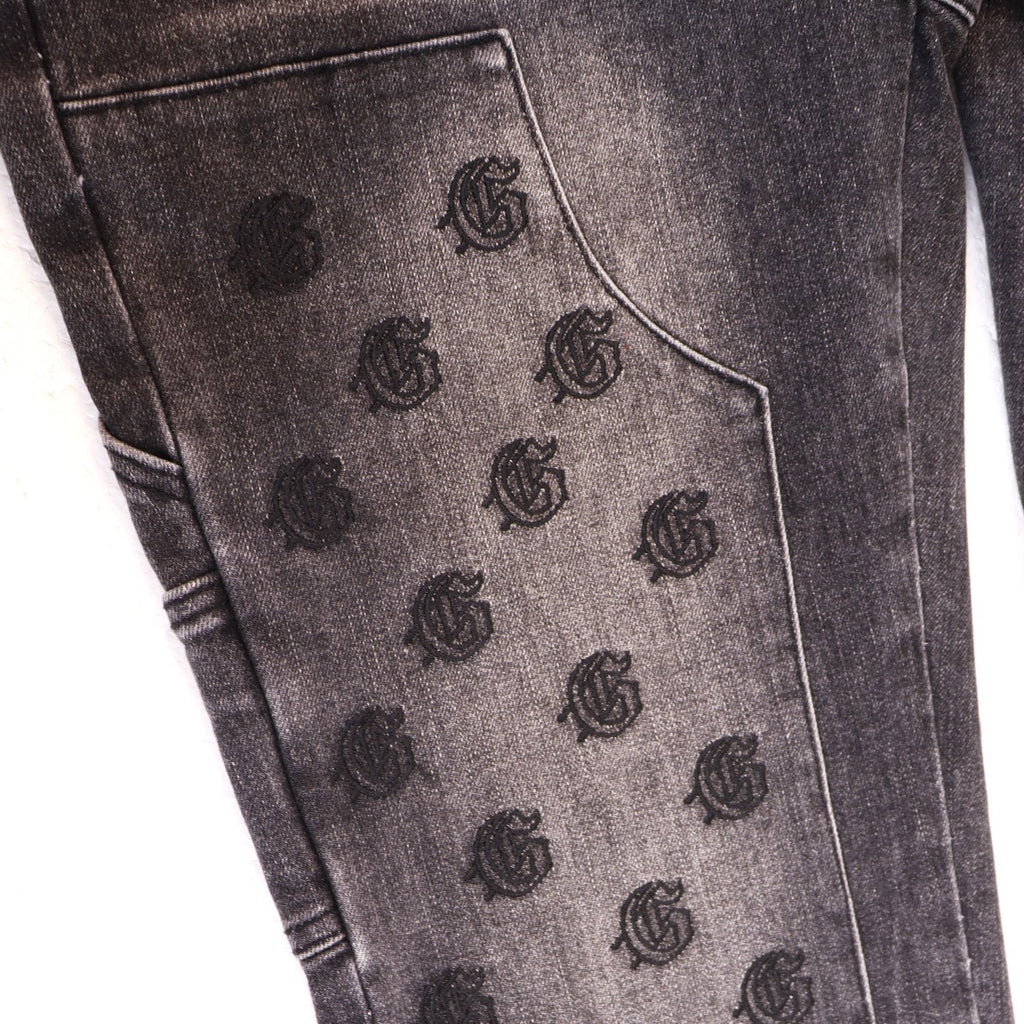 Godspeed Cargo Pocket Graphic Jeans