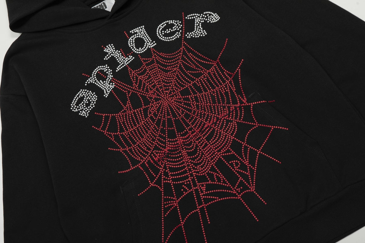 Sp5der Spider-Web Graphic Hoodie