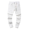 Purple Brand Paint-Splatter Distressed Jeans
