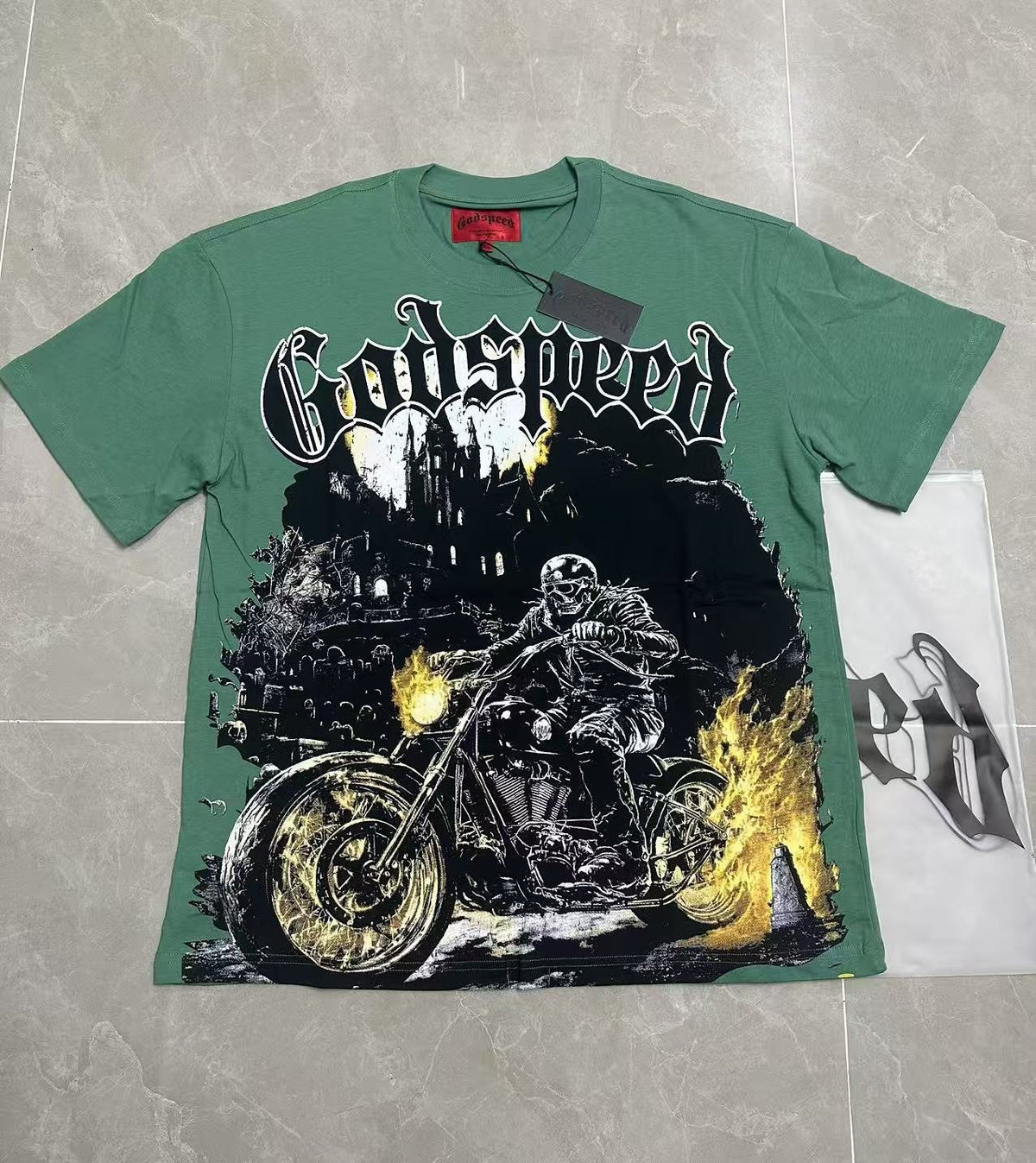 Godspeed Motorcycle Graphic T-Shirt