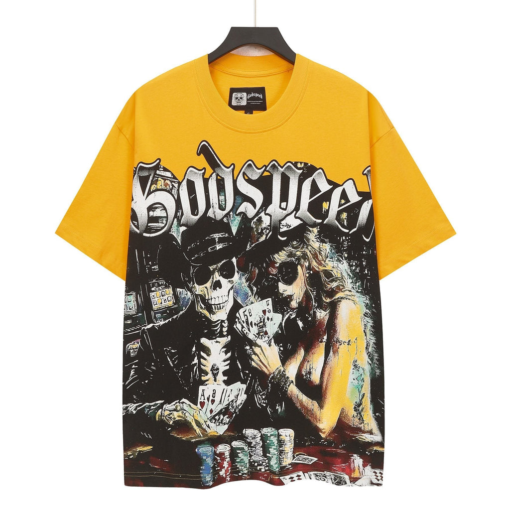 Godspeed Casino Skull Graphic T-Shirt