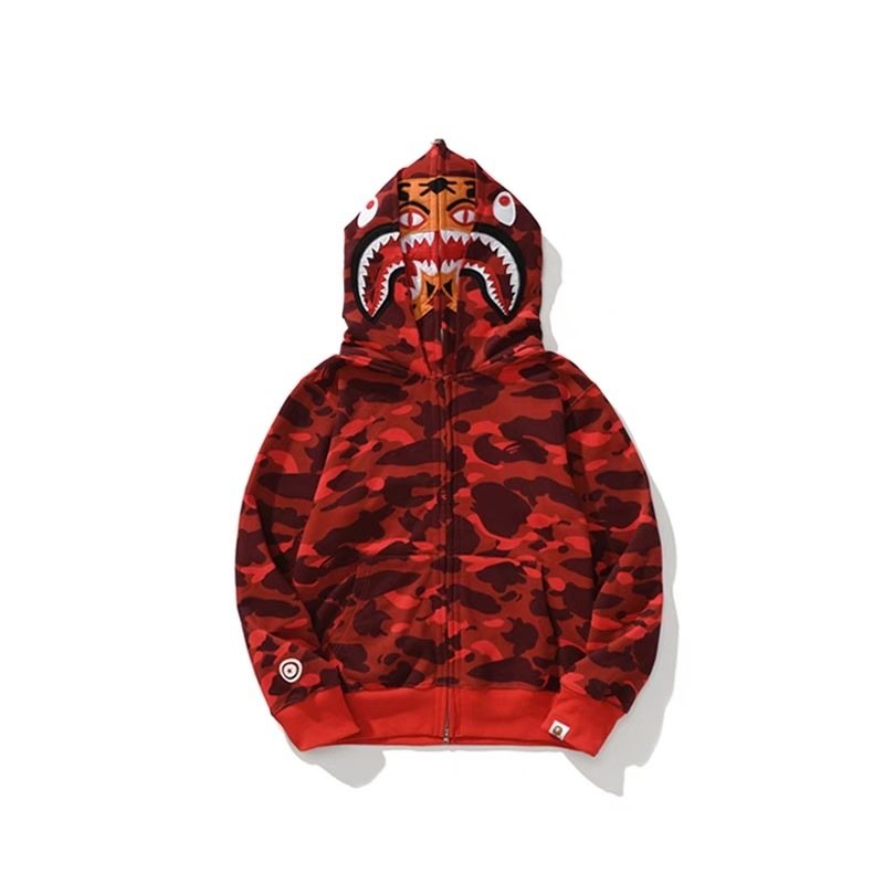 BAPE Shark Camo Full-Zip Hoodie