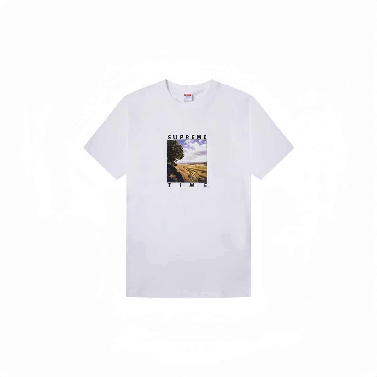 Supreme Time Landscape Graphic T-Shirt