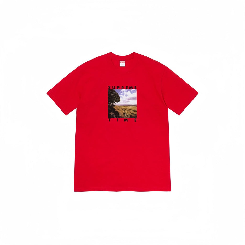 Supreme Time Landscape Graphic T-Shirt