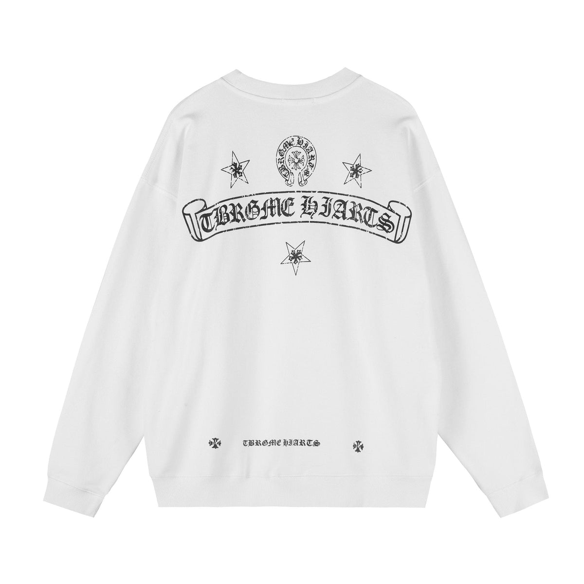 Chrome Hearts Gothic Motif Crewneck Sweatshirt