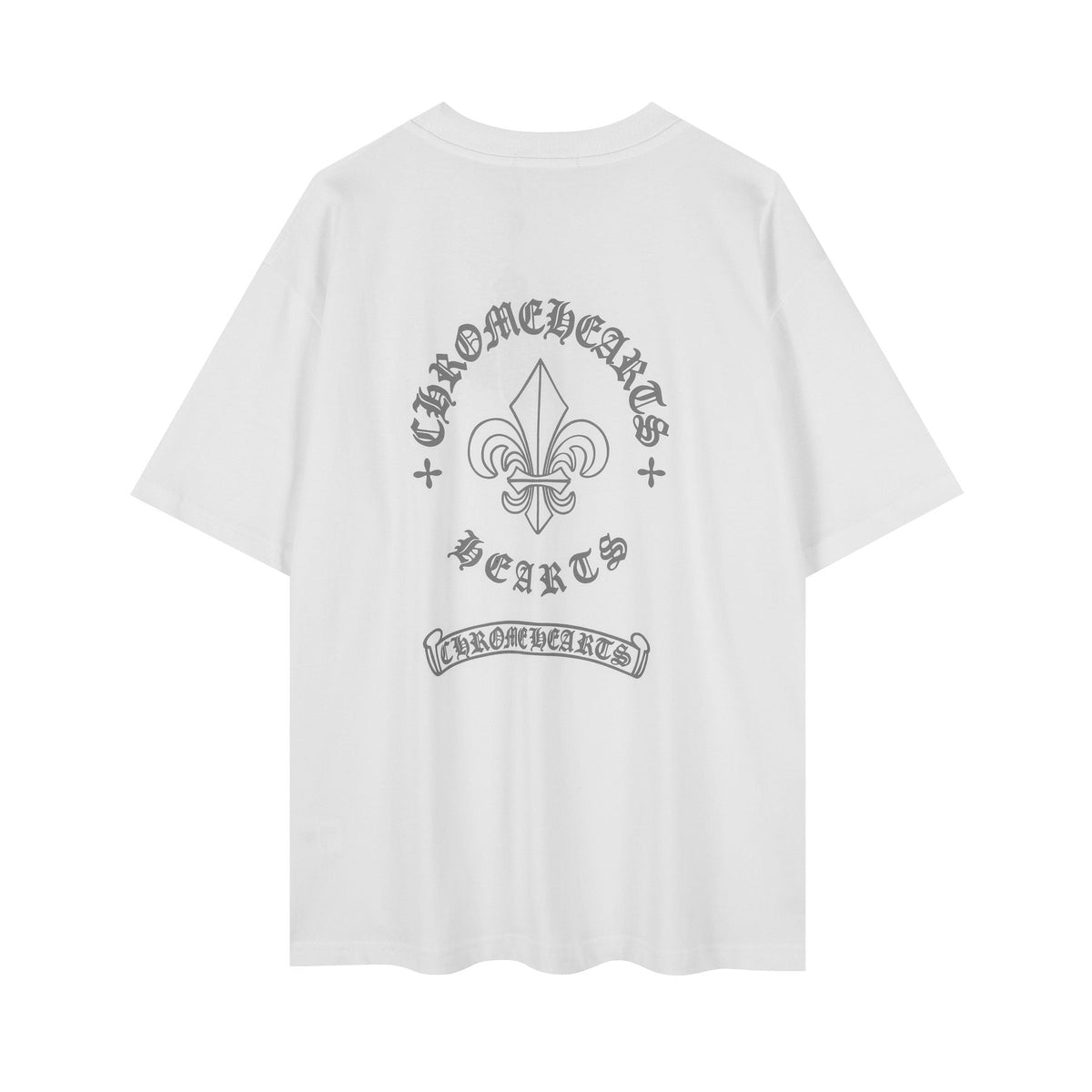 Chrome Hearts Fleur-De-Lis Crest Graphic T-Shirt