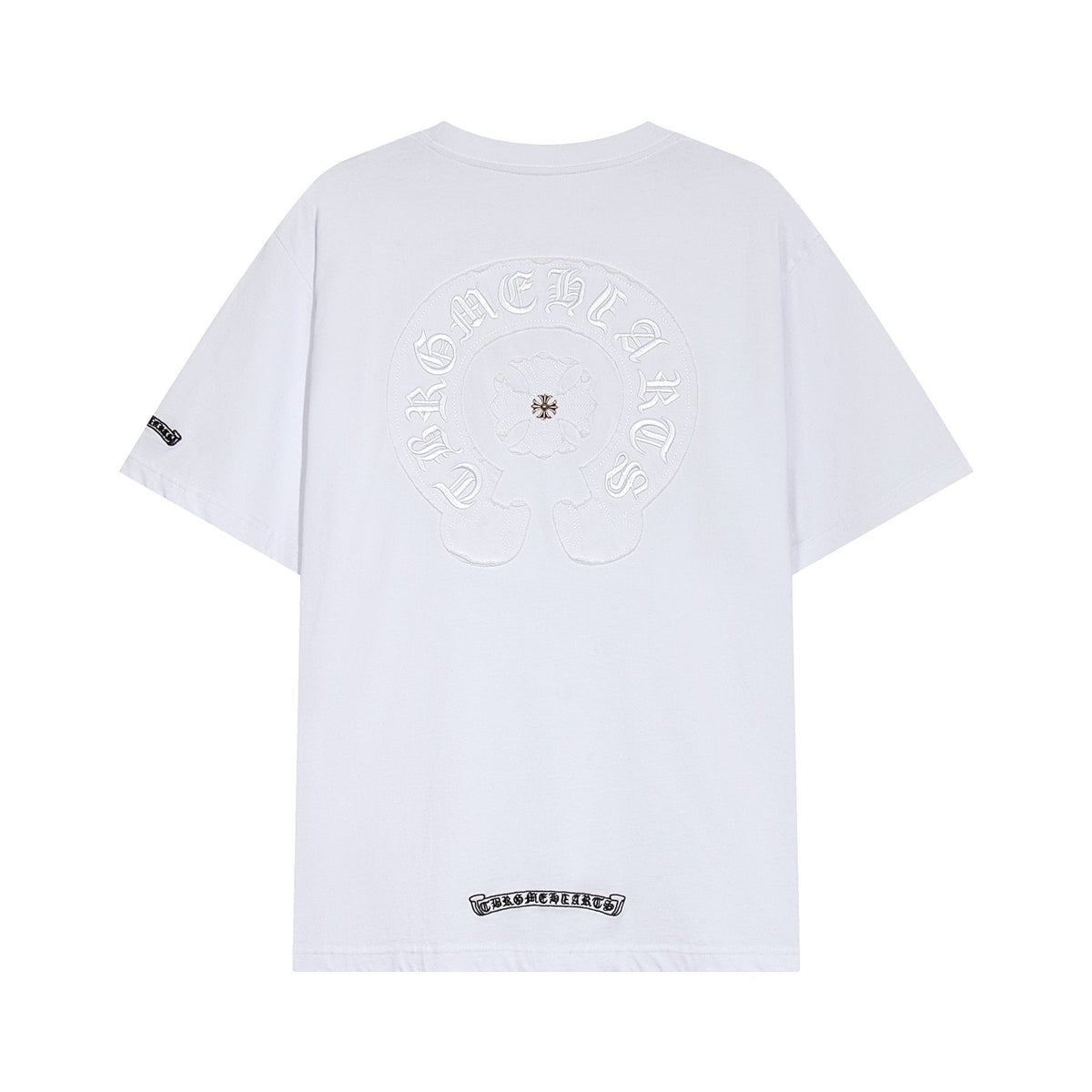 Chrome Hearts Horseshoe Floral Graphic T-Shirt