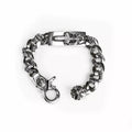 DAGGER ID FANCY LINK CLIP BRACELET 6