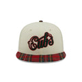 New Era 950 Chicago Cubs Plaid Visor Hat