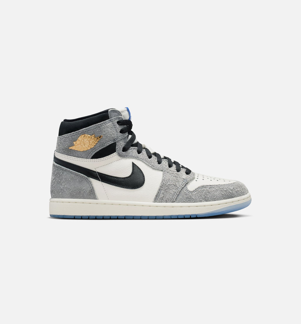 Air Jordan 1 Retro High OG Mens Lifestyle Shoe - Cool Grey/Black/Sail/Game Royal