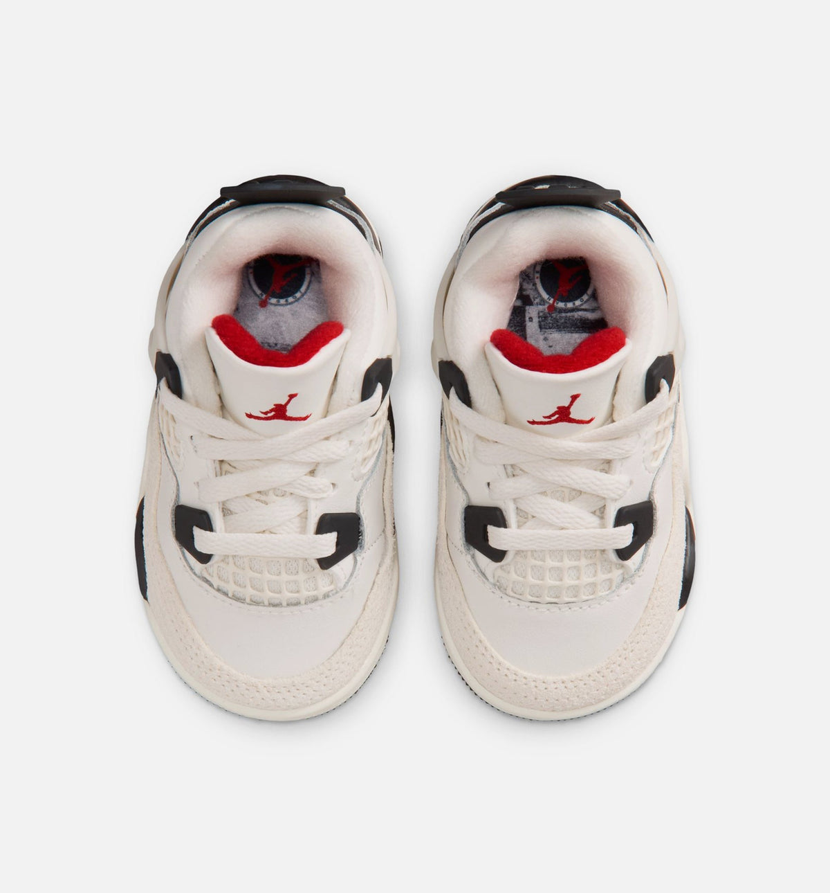 Air Jordan 4 Retro Flight Club – Infant & Toddler Lifestyle Shoe | Sail/Black/University Red