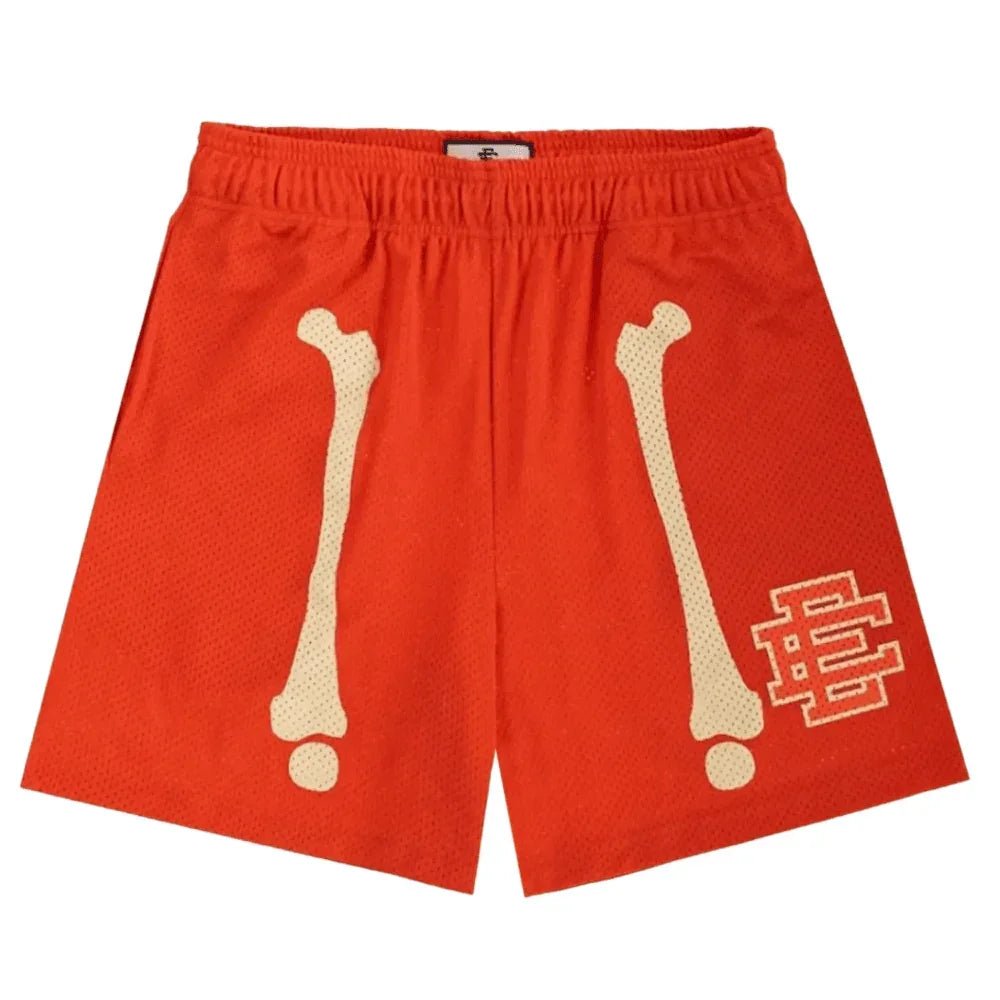 Eric Emanuel Basic Shorts Orange Bones