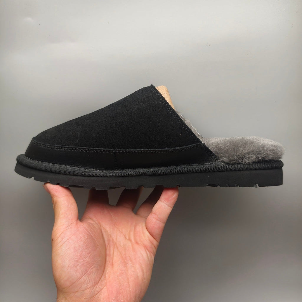 Black Ultra-Lightweight Fluffy Men’s Slippers — New Arrival | In Stock