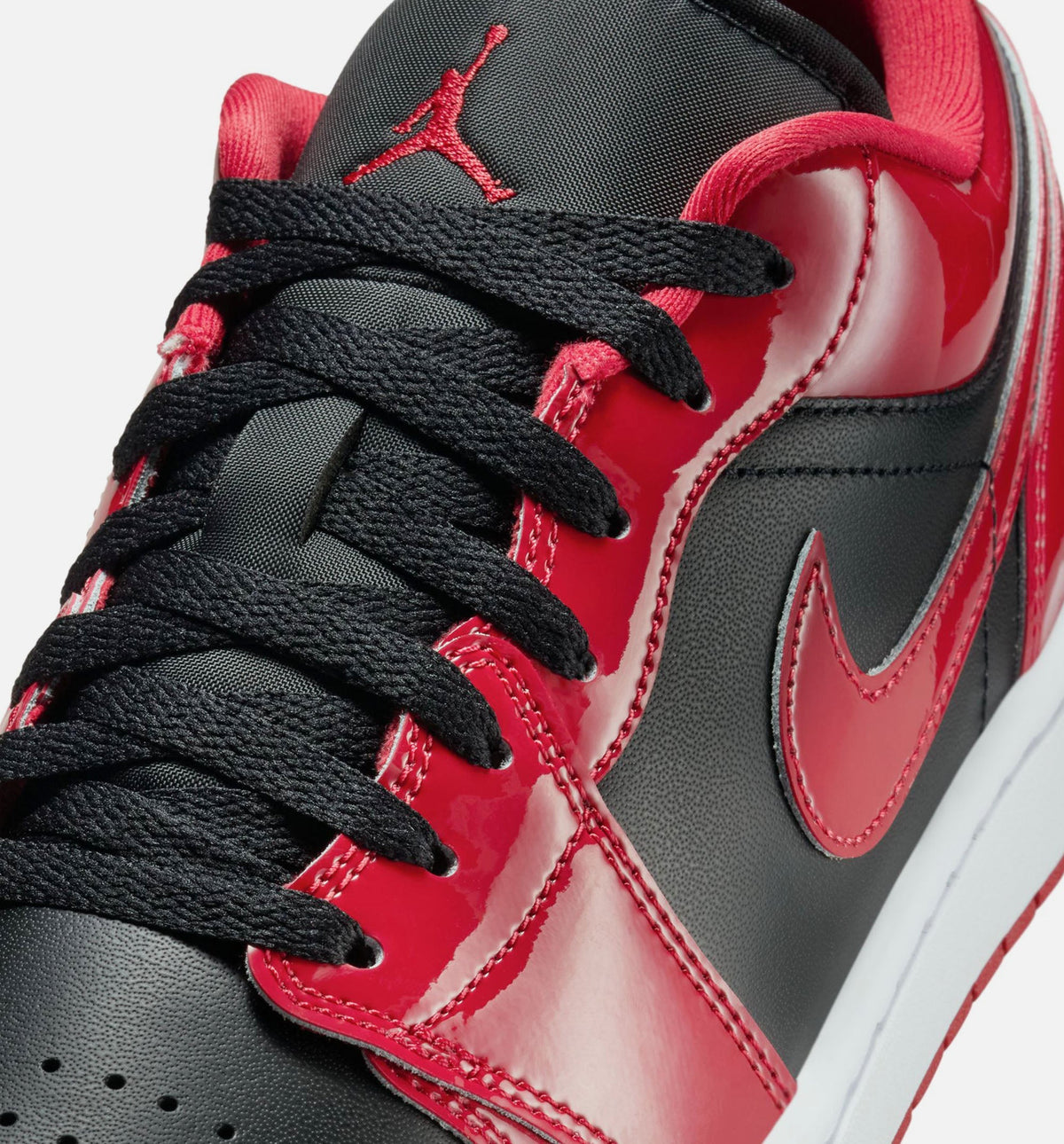 Air Jordan 1 Low SE Men's Sneakers - Black / University Red / White