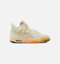 Air Jordan 4 Retro Birds of Paradise Women's Shoes - Cream/Gold/Mango